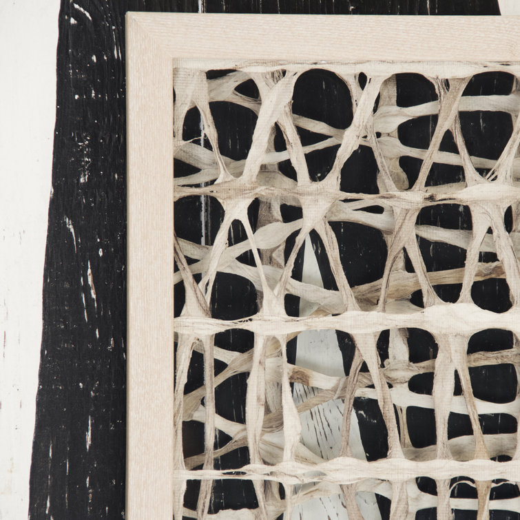 Zentique Abstract Paper Framed Art Framed On Paper Print Wayfair